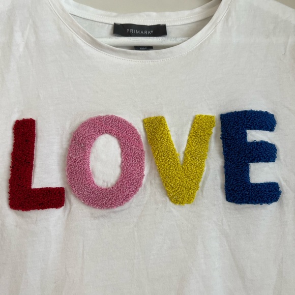 Primark Love T-Shirt - Picture 4 of 5